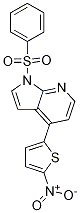 4-(5-Nitro-2-thienyl)-1-(phenylsulfonyl)-1h-pyrrolo[2,3-b]pyridine Structure,943321-85-5Structure