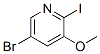 5-Bromo-2-iodo-3-methoxypyridine Structure,944805-60-1Structure