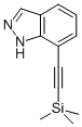 7-((trimethylsilyl)ethynyl-1H-indazole Structure,945761-98-8Structure