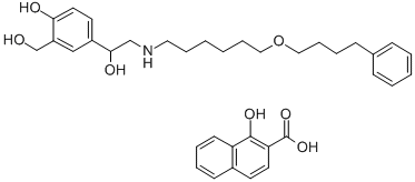 Salmeterol xinafoate Structure,94749-08-3Structure