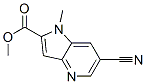 Methyl 6-cyano-1-methyl-1H-pyrrolo[3,2-b]pyridine-2-carboxylate Structure,952182-34-2Structure