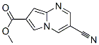 Methyl 3-cyanopyrrolo[1,2-a]pyrimidine-7-carboxylate Structure,952182-37-5Structure