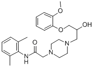 Ranolazine Structure,95635-55-5Structure