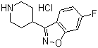 6-Fluoro-3-(4-piperidine)-1,2-benzoisoxazole hydrochloride Structure,95742-19-1Structure