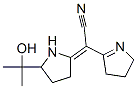 2H-pyrrole-5-acetonitrile, 3,4-dihydro--alpha--[5-(1-hydroxy-1-methylethyl)-2-pyrrolidinylidene]-, (-alpha-z)- Structure,959035-65-5Structure