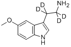 5-Methoxytryptamine-a,a,b,b-d4 Structure,96236-05-4Structure