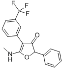 5-(Methylamino)-2-phenyl-4-[3-(trifluoromethyl)phenyl]furan-3(2h)-one Structure,96525-23-4Structure