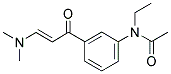 N-Ethyl-N-3-((3-dimethylamino-1-oxo-2-propenyl)phenyl)acetamide Structure,96605-66-2Structure