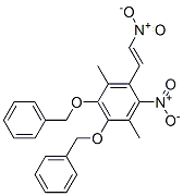 4,5-Bis-benzyloxy-3,6-dimethyl-2,beita-dinitrostyrene Structure,97073-51-3Structure