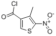 3-Thiophenecarbonyl chloride, 4-methyl-5-nitro-(9ci) Structure,97187-90-1Structure