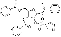 2-(1’-Imidazoylsulfonyl)-1,3,5-tri-O-benzoyl-alpha-D-ribofuranose Structure,97614-42-1Structure