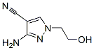 1H-pyrazole-4-carbonitrile, 3-amino-1-(2-hydroxyethyl)- Structure,98035-87-1Structure