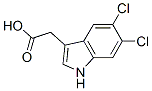 5,6-Dichloro-3-indoleacetic acid Structure,98640-00-7Structure