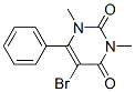 5-Bromo-1,3-dimethyl-6-phenyluracil Structure,98854-09-2Structure