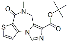 5,6-Dihydro-5-methyl-6-oxo-4H-imidazo[1,5-a]thieno[2,3-f][1,4]diazepine-3-carboxylic acid 1,1-dimethylethyl ester Structure,99632-94-7Structure