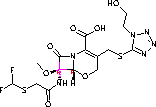 氟氧頭孢結構式_99665-00-6結構式