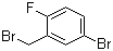 2-Fluoro-5-bromobenzyl bromide Structure,99725-12-9Structure