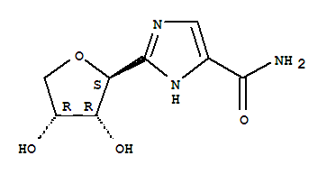 1H-imidazole-4-carboxamide, 2-(tetrahydro-3,4-dihydroxy-2-furanyl)-, [2s-(2alpha,3b簍婁ta,4b簍婁ta)]-(9ci) Structure,200207-23-4Structure