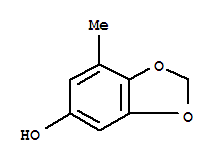 1,3-Benzodioxol-5-ol, 7-methyl- Structure,200959-11-1Structure