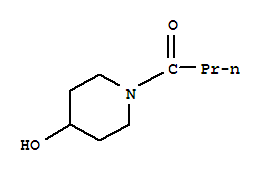 4-Piperidinol, 1-(1-oxobutyl)-(9ci) Structure,202647-18-5Structure