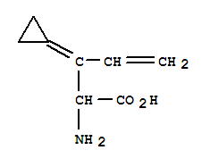 4-Pentenoicacid,2-amino-3-cyclopropylidene-(9ci) Structure,205446-90-8Structure