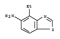 5-Benzothiazolamine,4-ethyl-(9ci) Structure,208458-51-9Structure