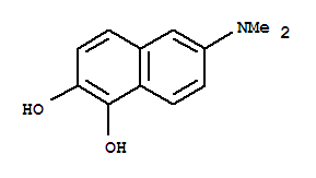 1,2-Naphthalenediol, 6-(dimethylamino)-(8ci) Structure,21489-54-3Structure