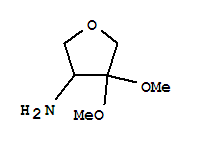 3-Furanamine,tetrahydro-4,4-dimethoxy-(9ci) Structure,215940-72-0Structure