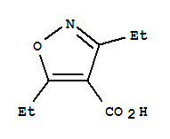 4-Isoxazolecarboxylicacid,3,5-diethyl-(9ci) Structure,216700-85-5Structure