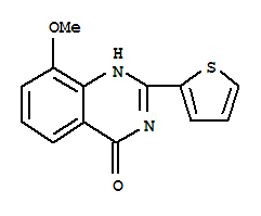 4(1H)-quinazolinone, 8-methoxy-2-(2-thienyl)-(9ci) Structure,219773-66-7Structure