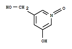 3-Pyridinemethanol, 5-hydroxy-, 1-oxide (9ci) Structure,219817-25-1Structure