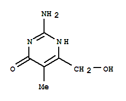 4(1H)-pyrimidinone, 2-amino-6-(hydroxymethyl)-5-methyl-(9ci) Structure,221177-95-3Structure