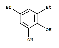 1,2-Benzenediol, 5-bromo-3-ethyl-(9ci) Structure,221244-58-2Structure