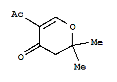 4H-pyran-4-one, 5-acetyl-2,3-dihydro-2,2-dimethyl-(9ci) Structure,222409-10-1Structure