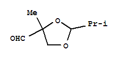 1,3-Dioxolane-4-carboxaldehyde, 4-methyl-2-(1-methylethyl)-(9ci) Structure,223520-62-5Structure