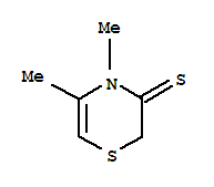 2H-1,4-thiazine-3(4h)-thione, 4,5-dimethyl- Structure,22390-61-0Structure