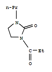 2-Imidazolidinone, 1-(1-oxopropyl)-3-propyl- Structure,224642-47-1Structure