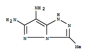 1H-pyrazolo[5,1-c]-1,2,4-triazole-6,7-diamine, 3-methyl- Structure,227611-33-8Structure