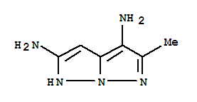 1H-pyrazolo[1,5-b]pyrazole-2,4-diamine, 5-methyl- Structure,227611-78-1Structure