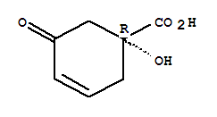 3-Cyclohexene-1-carboxylicacid,1-hydroxy-5-oxo-,(1r)-(9ci) Structure,233271-89-1Structure