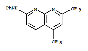 1,8-Naphthyridin-2-amine,n-phenyl-5,7-bis(trifluoromethyl)-(9ci) Structure,241488-32-4Structure