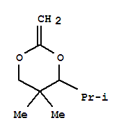 1,3-Dioxane,5,5-dimethyl-2-methylene-4-(1-methylethyl)-(9ci) Structure,244307-96-8Structure