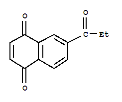 1,4-Naphthalenedione, 6-(1-oxopropyl)-(9ci) Structure,250126-54-6Structure