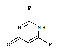 4(1H)-pyrimidinone, 2,6-difluoro-(9ci) Structure,256234-39-6Structure