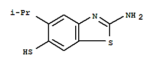 6-Benzothiazolethiol,2-amino-5-(1-methylethyl)-(9ci) Structure,261709-32-4Structure