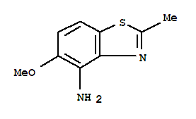 4-Benzothiazolamine,5-methoxy-2-methyl-(9ci) Structure,265312-59-2Structure