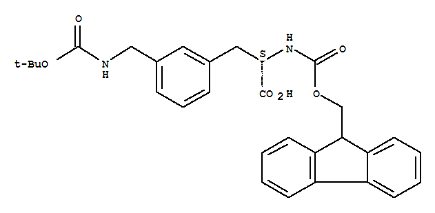 Fmoc-3-(boc-aminomethyl)-l-phenylalanine Structure,266999-24-0Structure