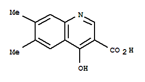 3-Quinolinecarboxylicacid,4-hydroxy-6,7-dimethyl-(8ci) Structure,26893-24-3Structure