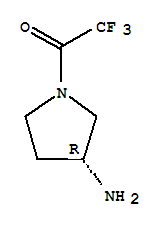 3-Pyrrolidinamine, 1-(trifluoroacetyl)-, (3r)-(9ci) Structure,270584-80-0Structure