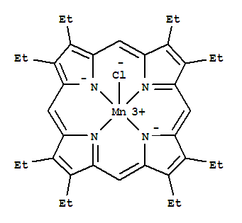 2,3,7,8,12,13,17,18-Octaethyl-21h,23h-porphine manganese(iii) chloride Structure,28265-17-0Structure